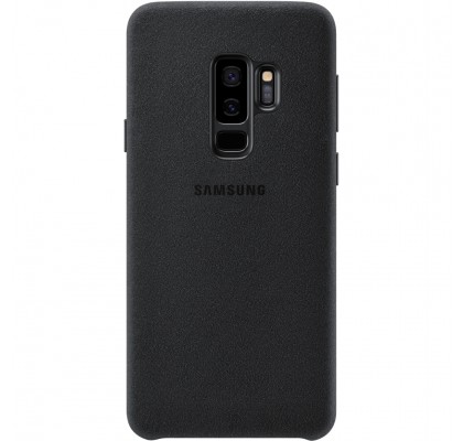 Husa Alcantara Cover pentru Samsung Galaxy S9 Plus, Black